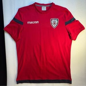 MACARON Red and Black Men's Jersey.  Size L.  Good Condition.